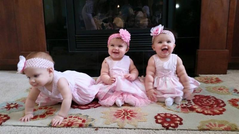 Triplets in Pink