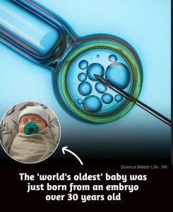Embryo Adoption World Record! Born after 30 years in the freezer