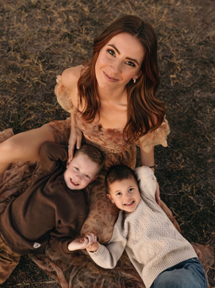 Jenna and boys embryo adoption 2.0 Embryo Adoption Services of Cedar Park February 26 newsletter